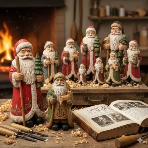 Carved Santas