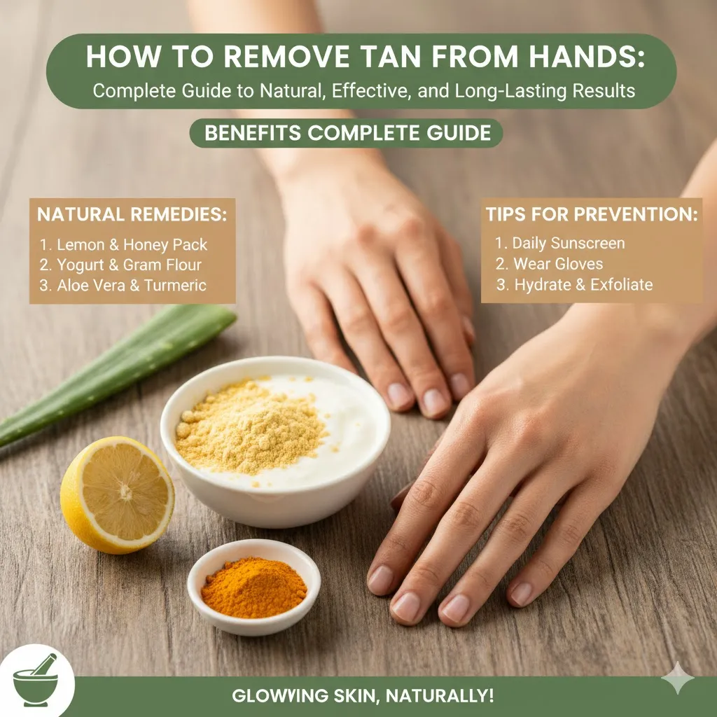 How to Remove Tan from Hands