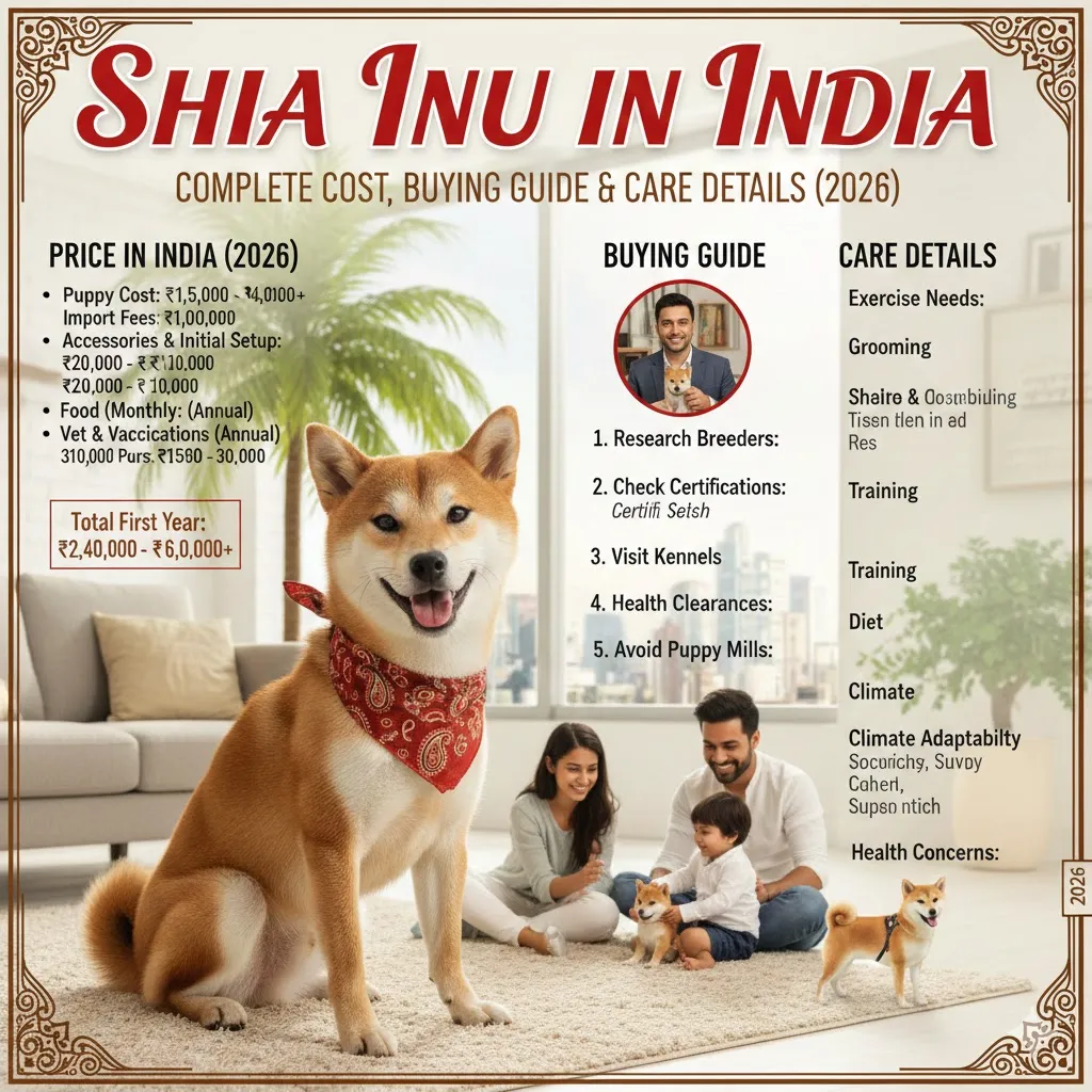 Shiba Dog Price in India