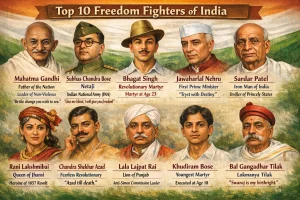 Top 10 Freedom Fighters of India